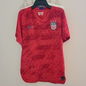 Nike USWNT Alex Morgan #13 Jersey Women’s XL 2019 World Cup Red Dri-Fit